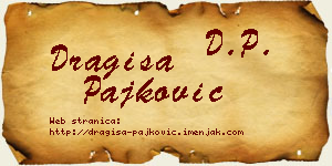 Dragiša Pajković vizit kartica